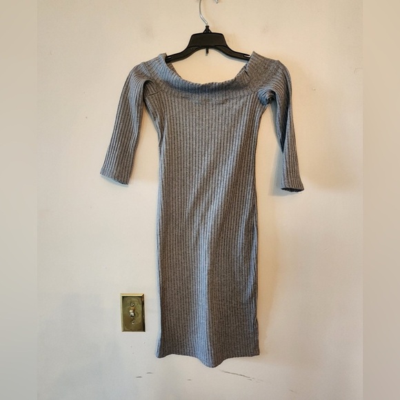 Hot kiss grey dress size juniors small - Picture 1 of 4